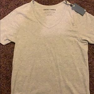 COPY - Jack & Jones Gray V Neck Sz Medium